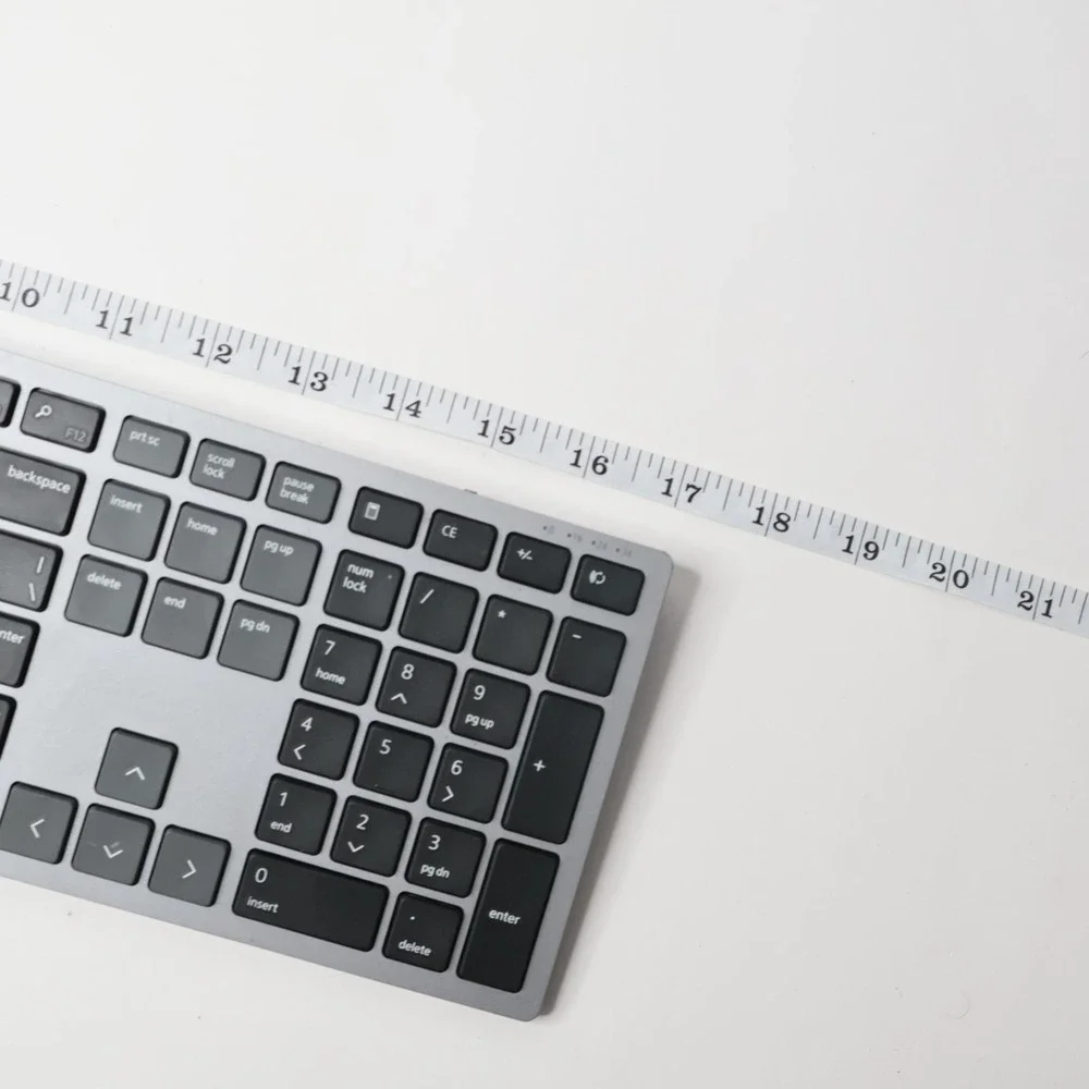 Dell KB7221Wt Multi-Device Bluetooth Wireless Keyboard – Black - No Dongle AS IS